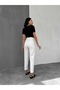 Women's High Waist Pencil Ankle Length Premium Quality Woven Carrot Pants Kr1000 - 3