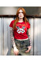 Ed Hardy Rhinestone Aces Red T-Shirt Baby Tee - 2