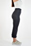 Ribbed Long Skirt with Elastic Waist - 4