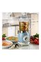 Vintage Glass Blender 4 Speed Setting 2 Mills Blue - 5