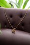 Women's Steel Balloon Letter Necklace. Steel Necklace with Letter A. - 3