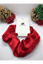 Red Rubber Buckle Large Size Silk Satin Fabric Eid - Prudence - Special Day - Gift - 4