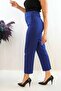Fashion Line High Waist Trousers Cobalt Blue - 2