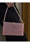 Pink Crystal Transparent Bead Bag - Evening Dress Bag - Invitation Bag - Shoulder Bag - 8