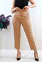 Fashion Stripe High Waist Trousers Mink