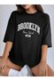 Plus Size Brooklyn New York 1898 Graphic T-Shirt, Comfortable Crew Neck Short Sleeve Tee Shirt