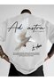 Men's Round Neck American Street Letter Wide T-Shirt, Peace Dove