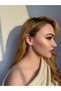 Women's Gold Color Zircon Stone Steel Earrings - 3