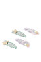 Colorful Hair Clip Set for Kids - 4