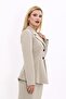 Men's Collar-Front Pleated Jacket - Bamboo - 1027100 - 4