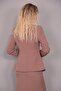 Oval Collar Classic Jacket with Side Pockets - Brown - 1043100 - 4