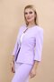 Zero Collar Plain Short Jacket-Violet - 1015100 - 3
