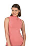 Özkan 26032 Women's Cotton Zero Sleeve Turtleneck Body - 3