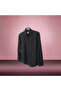 Men's Slim Fit Long Sleeve Black Comfort Shirt 80% Cotton - 2