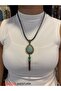 SPECIAL HANDCRAFTED COPPER NECKLACE WITH NATURAL STONES