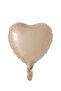 Retro Cream 4 Year Old Heart Foil Balloon Set - 3
