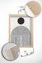 3 Piece Real Wood Colored Framed Painting Set - Model 41 - 2