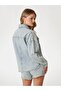 Western Shacket Women's Blue Jacket W5Gn90D5Lq2-Grbg - 3