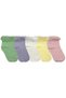 Children's Multicolored Tulle Detailed Half Socks 5 Pack - 2