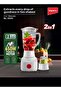 2 In 1 Powerful Blender 650w With Grinder Bl3509 - 1.8l Blender Jar,50g Grinding Jar,2speed Settings