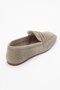Morne Beige Suede Genuine Leather Women's Loafer Shoes - 4