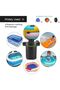 Portable Air Mattress Pump, Quick-Fill Electric Air Pump With 3 Nozzles - 3