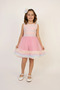 Girl's Pink Mixed Pattern Sling Dress April 23Th October 29Th Show Outfit