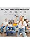 Karaoke Machine – Bluetooth Speaker with 2 Wireless Mics & LED Lights for Parties & Events - 5