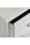 Zirco 2 Drawer Night Stand Multifunctional Bedside Table-White Oak L46xW39xH51.4cm - 6
