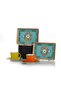 Cosmic Love Toledo 4 Piece Coffee Cup Set Yellow Orange - 2