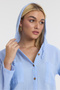 Women's Shirt - Muslin Hooded Shirt - 1030 - 3