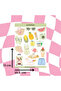 Summer Season Themed A6 Sticker - Sticker, Bullet Journal, Scrapbook, Sticker