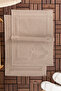 Leoline 100% Cotton Premium 2-Piece Foot Towel - Brown - 3