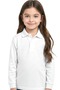 Polo Neck Long Sleeve White Lacoste School T-Shirt - 2