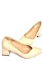U 820621109   Beige Thick Heeled Women's Shoes - 5