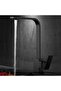 Venita Black Kitchen Faucet Hot Cold Double Water Inlet Square Kitchen Faucet Soft