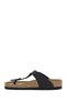 Women's Black Flip Flops Gizeh Bf Slippers 43691 - 2