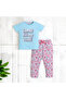 - Printed T-shirt and Pyjama Set - 4
