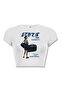 Women's Harajuku Girl Crop White - 2