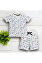 - All-Over Printed T-shirt and Shorts Pyjama Set - 4