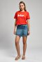 Standart Bel Mom Fit Women's Denim Shorts 252 Lcf 121031 Mila Denim