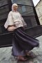 Eva Parted Long Skirt Anthracite - 5