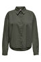 Women's on Them Relaxed Fit Front Side Short Back Side Long Shirt 15337947   Khaki
