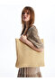 Lcw Accessories Ecru Women's Straw Shoulder Bag - 3