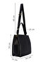Black Long Strap Women's Shoulder Bag - 24wbd2438ft - 2