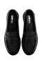 Black Tasseled Leather Women's Loafer - Comfort 24WFD1503FT - 6