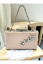 Nude Stone Handle Color Non-Marking Glittery Satin Crystal Stone Women's Evening Dress Bag - 2