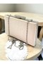 Skin Nude Stone Handle Silvery Satin Platinum Crystal Stone Decorated Women's Evening Dress Bag - 7