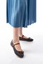 6321 Laci Linen Daily Helmet Ballerinas with Buckle - 2