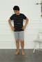 Fashion Line Boys Combed Cotton Shorts Pajama Set 20392 - 3